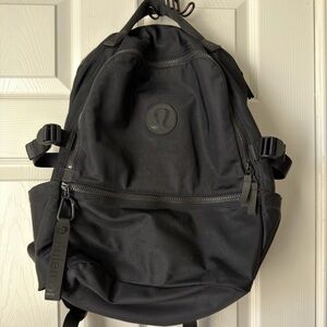 Lululemon Black Backpack Gym Laptop Travel Bag